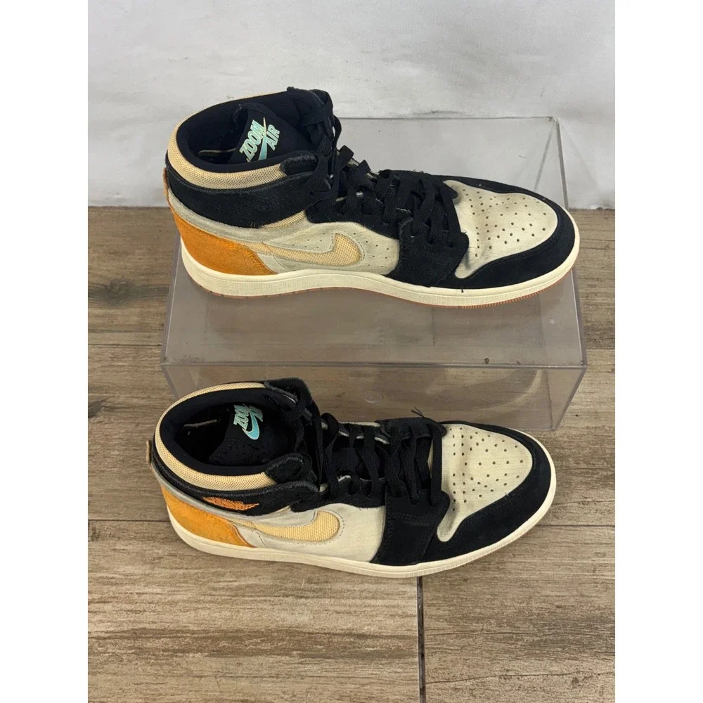 Air Jordan 1 High Zoom CMFT Orange Black Cream Mens Shoes DV1307 100 Size 8‎